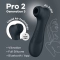 Pulzační a vibrační stimulátor klitorisu Satisfyer Pro 2 Generation 3 (Black)
