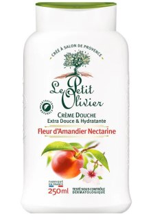 Sprchový krém Le Petit Olivier (mandlový květ a nektarinka)