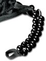 Krajkové kalhotky s análním kolíkem a perličkovými řetízky HOOKUP XL - 2XL