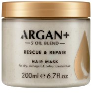 Masky na vlasy: Maska na suché, poškozené a barvené vlasy Argan+