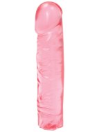 Realistická dilda: Dildo Crystal Jellies Classic Dong 8" – růžové