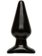 Základní anální kolíky: Velký anální kolík Classic Smooth Large – černý