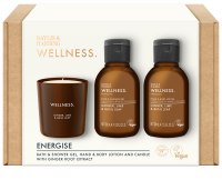 Kosmetické sady: Kosmetická sada Wellness Energise – zázvor, limetka a bazalka, 3 ks (Baylis & Harding)