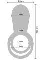 Párový vibrátor s kroužkem na penis Couples Vibrator Ring (XOCOON)