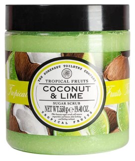 Cukrový tělový peeling – kokos a limetka, 550 g (Somerset Toiletry)