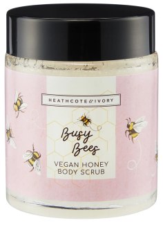 Tělový peeling – růže a med, 110 g (Heathcote & Ivory)