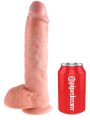 Realistické dildo s varlaty King Cock 10", 25 cm (Pipedream)