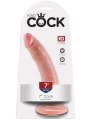 Realistické dildo s přísavkou King Cock 7", 18 cm (Pipedream)