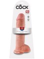 Realistické dildo s varlaty King Cock 11", 28 cm (Pipedream)