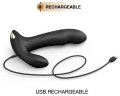 Vibrátor na prostatu a hráz s masážními perlami a ovladačem Multi P-Joy (Dorcel)