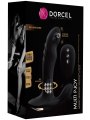 Vibrátor na prostatu a hráz s masážními perlami a ovladačem Multi P-Joy (Dorcel)