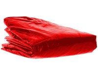 Lakované ložní prádlo (lack, vinyl): Červené nepromokavé prostěradlo z PVC, 200 x 220 cm (Taboom)