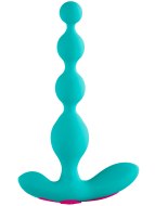 Anální kuličky, korále, řetězy: Vibrační anální kuličky Funn Beads Turquoise (FemmeFunn)