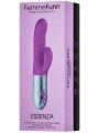 Přirážecí vibrátor s králíčkem Essenza Purple (FemmeFunn)