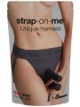 Strapon tanga se 2 O-kroužky Unique Grey (Strap-On-Me)