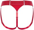 Strapon tanga se 2 O-kroužky Unique Red (Strap-On-Me)