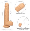 Stříkací realistický vibrátor s přísavkou Squirting Fuck Stick (California Exotic Novelties)