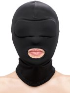 Vzrušující masky na hlavu: BDSM maska na hlavu s otvorem na ústa Mouth Hood (NS Novelties)