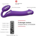 Tvarovatelný samodržící vibrační strapon Purple – velikost M (Strap-On-Me)