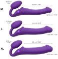 Tvarovatelný samodržící vibrační strapon Purple – velikost M (Strap-On-Me)