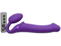 Samodržící strapony: Tvarovatelný samodržící vibrační strapon Purple – velikost L (Strap-On-Me)