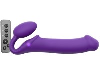 Samodržící strapony: Tvarovatelný samodržící vibrační strapon Purple – velikost XL (Strap-On-Me)