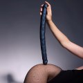 Realistické oboustranné dildo Snaky Metallic (Strap-On-Me)