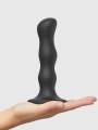 Dildo s pohyblivými kuličkami a přísavkou Geisha Balls Black – velikost M (Strap-On-Me)