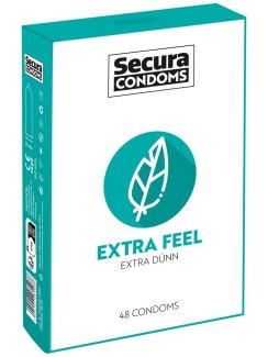 Extra tenké kondomy Extra Feel - 48 ks (Secura)