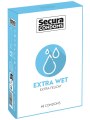 Extra lubrikované kondomy Extra Wet - 48 ks (Secura)