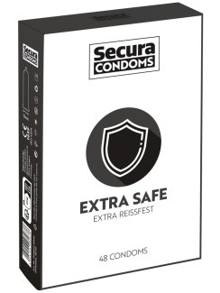 Zesílené kondomy Extra Safe - 48 ks (Secura)