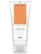 Dráždivé, hřejivé a prokrvující gely: Hřejivý lubrikační gel na vodní bázi HOT Cinnamon - 70 ml (MIXGLISS)