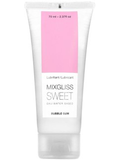 Lubrikační gel na vodní bázi SWEET Bubble Gum - 70 ml (MIXGLISS)