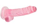 Růžové realistické dildo s varlaty a přísavkou RealRock 7" (SHOTS)