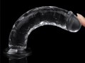 Transparentní realistické dildo s přísavkou Flawless Clear 7" (Lovetoy)