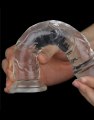 Transparentní realistické dildo s přísavkou Flawless Clear 7" (Lovetoy)