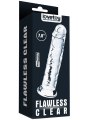 Transparentní realistické dildo s přísavkou Flawless Clear 7" (Lovetoy)