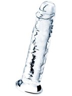 Realistická dilda: Transparentní realistické dildo s přísavkou Flawless Clear 7" (Lovetoy)