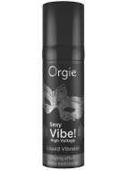 Stimulující gely a krémy pro kvalitnější sex: Stimulační gel s vibračním efektem Sexy Vibe! High Voltage, 15 ml (Orgie)