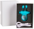 Vibrační kroužek na penis Rabbit Ring Turquoise (S Pleasures)