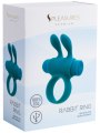 Vibrační kroužek na penis Rabbit Ring Turquoise (S Pleasures)