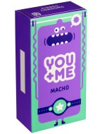 Vroubkované kondomy: Kondomy s vroubky Macho – 12 ks (You&Me)