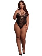 Sexy body: Síťované body s krajkou Le Désir Amour - plus size (SHOTS)