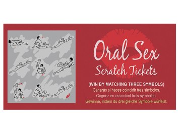 Stírací los Oral Sex (Kheper Games) - 1 ks