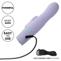 Přirážecí vibrátor s králíčkem Thrusting Bunny (California Exotic Novelties)