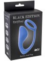 Stimulátor prostaty s kroužkem na penis Black Edition Back Door Blue (Lola Games)