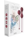 Set venušiných kuliček Love Story Carmen Wine Red - 2 ks (Lola Games)