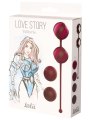 Vyměnitelné vaginální kuličky Love Story Valkyrie Wine Red (Lola Games)