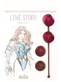 Vyměnitelné vaginální kuličky Love Story Valkyrie Wine Red (Lola Games)