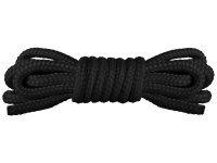 Bondage lana pro BDSM hrátky: Černé nylonové bondage lano Ouch! - 1,5 m (SHOTS)